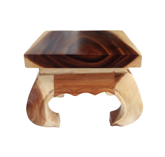Collumino 25cm Solid Wood Low Coffee Table - Natural Honey