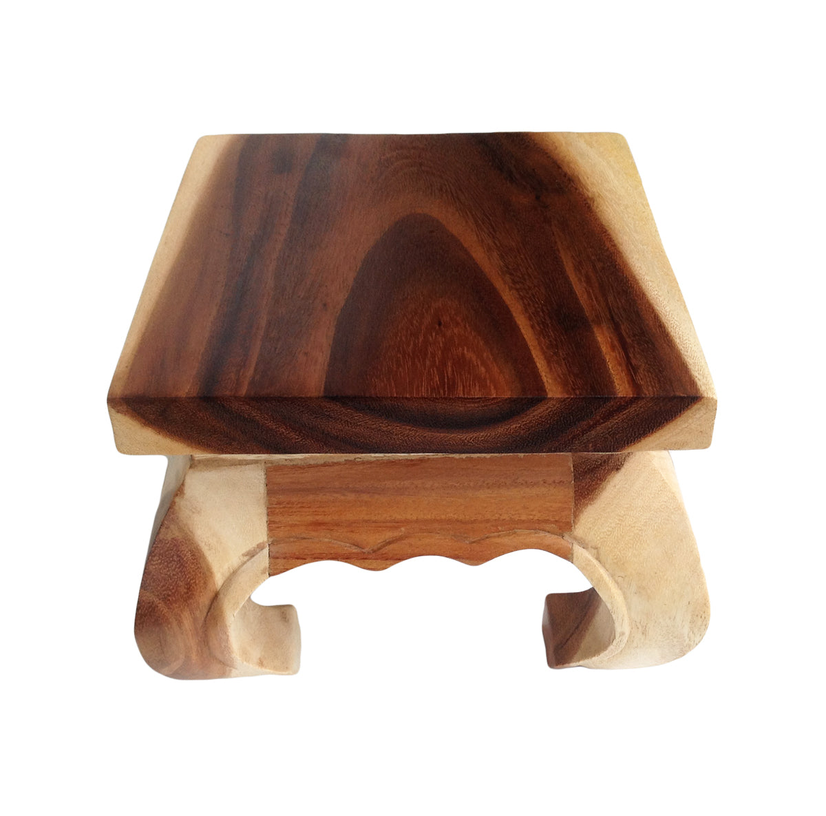 Collumino 25cm Solid Wood Low Coffee Table - Natural Honey
