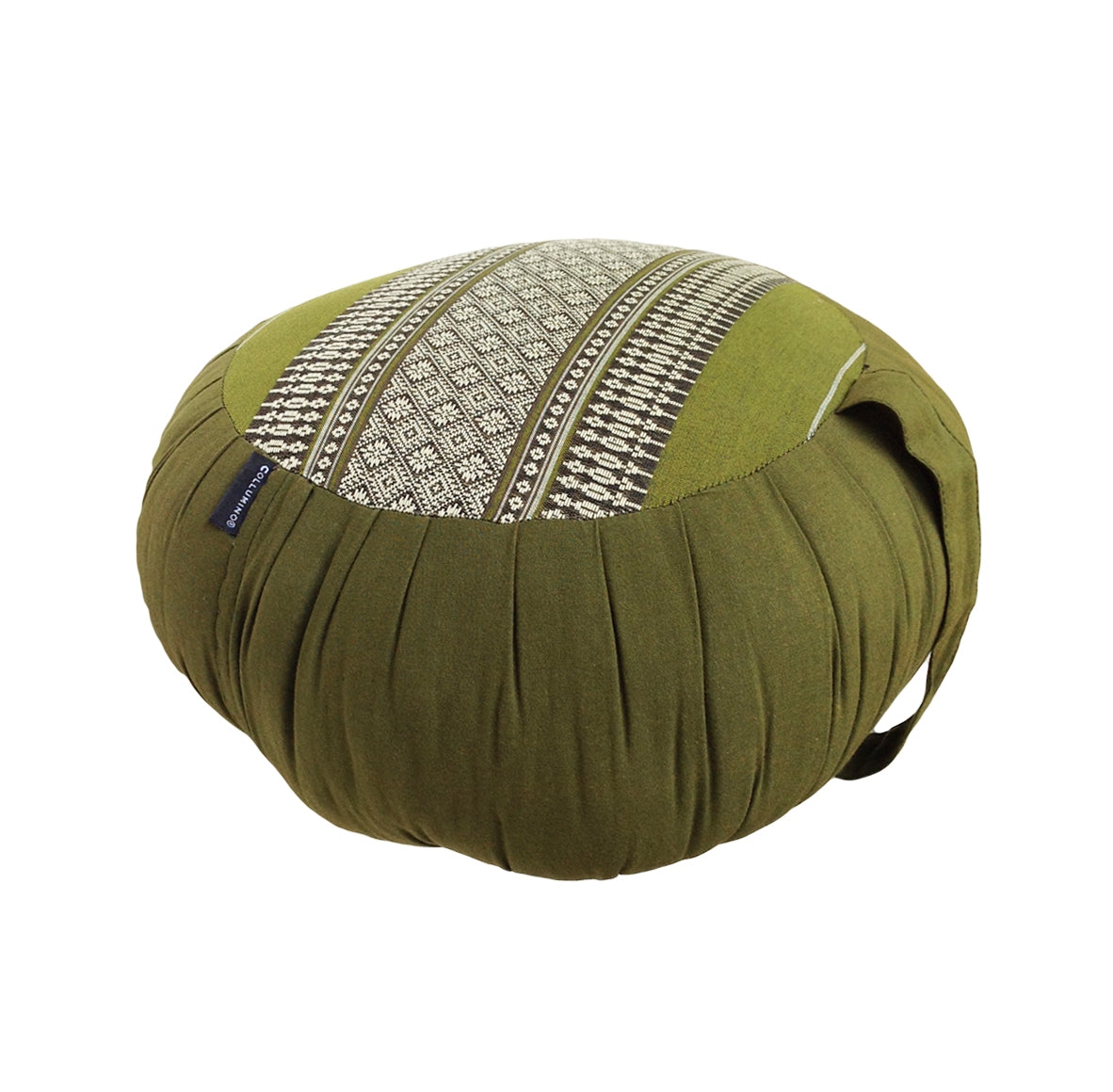 Thai Kapok Zafu Yoga Meditation Cushion A (Green)