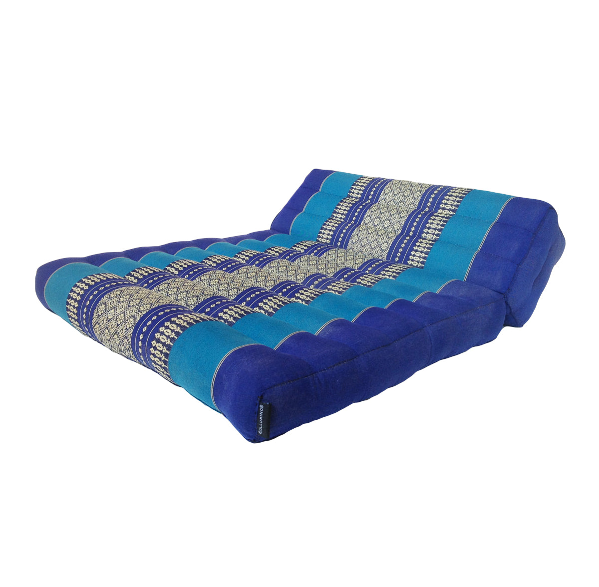 Thai Kapok Folding Meditation Seat Cushion ~ Royal Blue