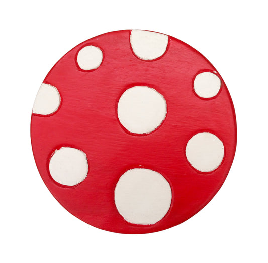 Kids Wooden Step Stool - Mushroom