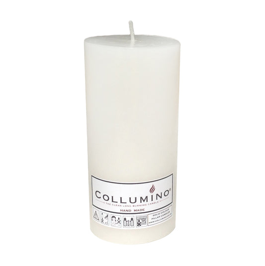 White Pillar Candle size 15 x 7cm