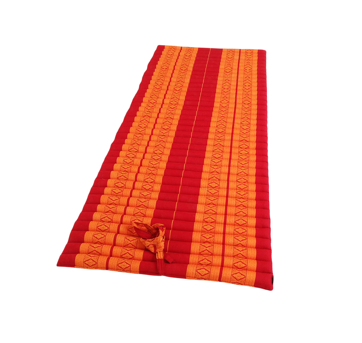 Thai Kapok Roll Up Mattress Size 200 x 75cm (Orange Red)