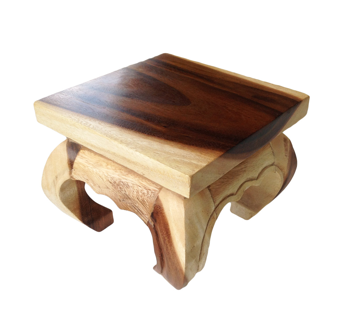 Collumino 25cm Solid Wood Low Coffee Table - Natural Honey