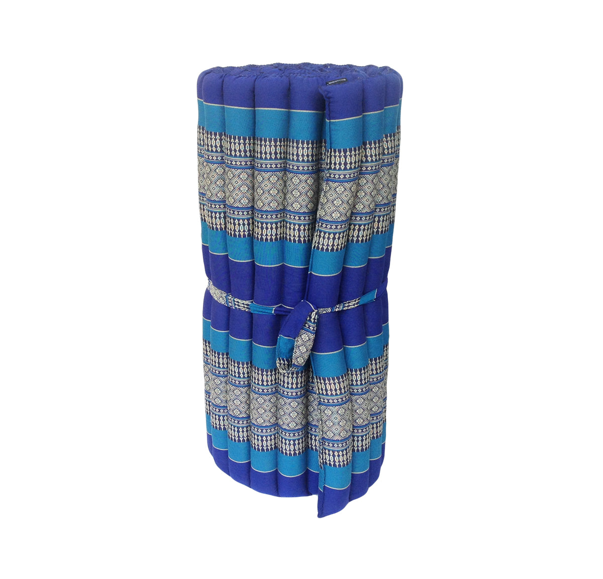 Thai Kapok Roll Up Floor & Topper Mattress & Pillow Set – Medium (200 × 80cm) - Royal Blue