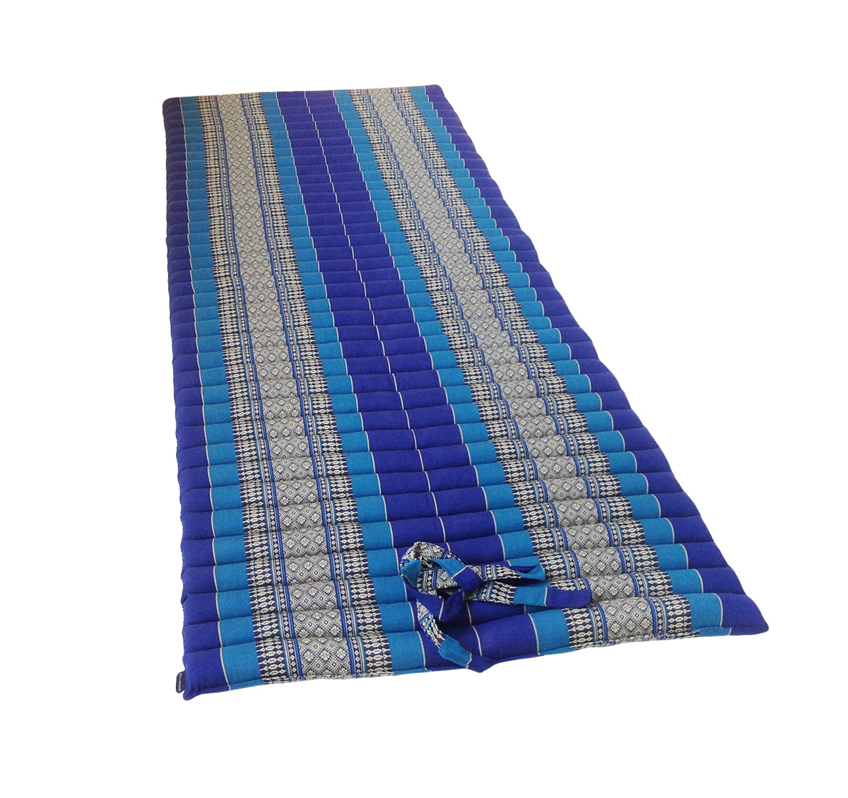 Thai Kapok Roll Up Floor & Topper Mattress – Medium 200 × 80cm - Royal Blue