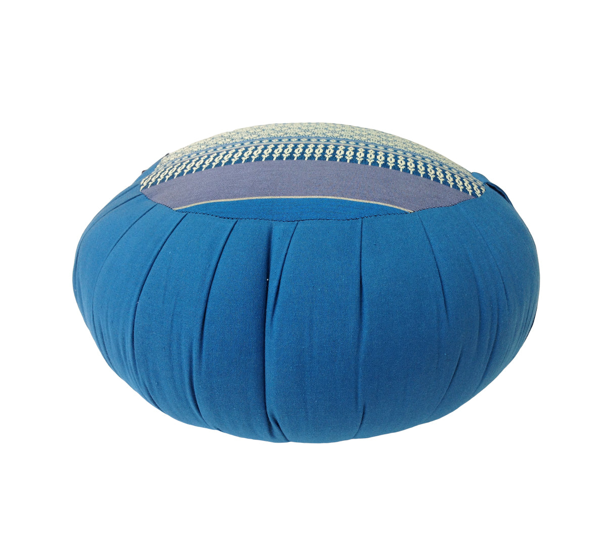 Thai Kapok Zafu Yoga Meditation Cushion A (Blue)