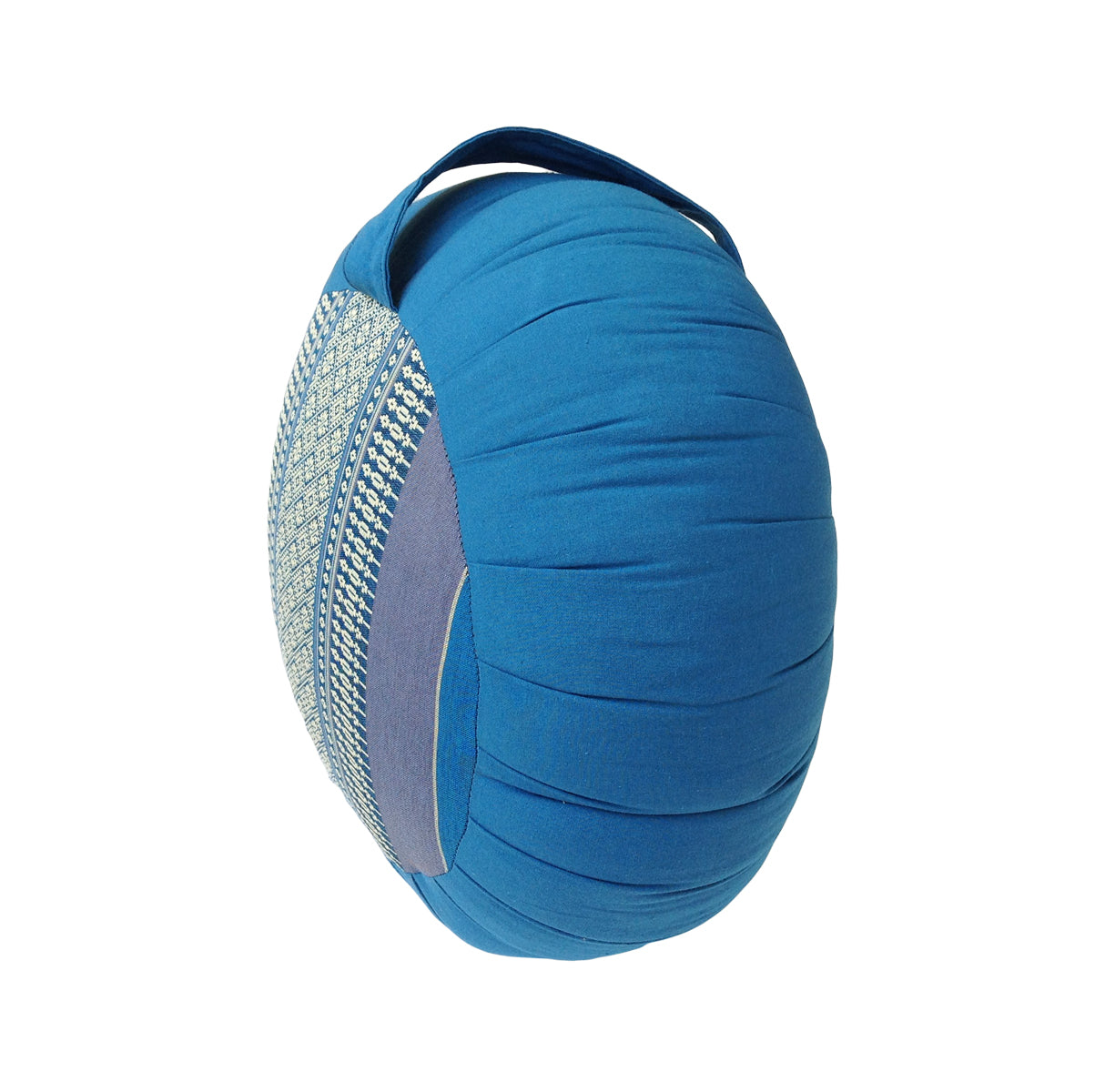 Thai Kapok Zafu Yoga Meditation Cushion A (Blue)