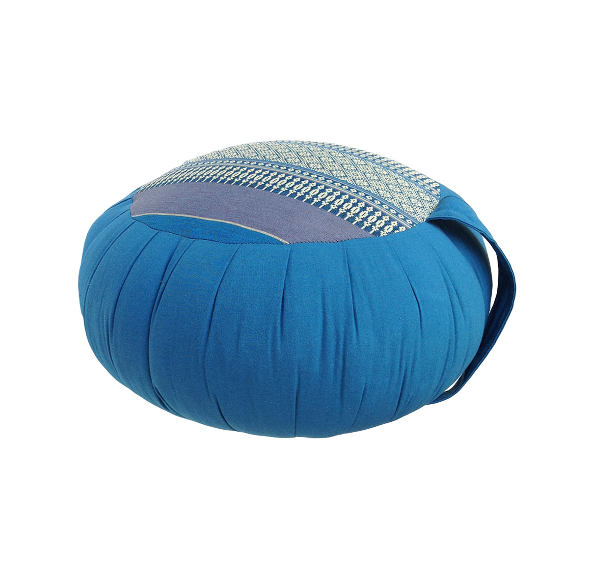 Thai Kapok Zafu Yoga Meditation Cushion A (Blue)