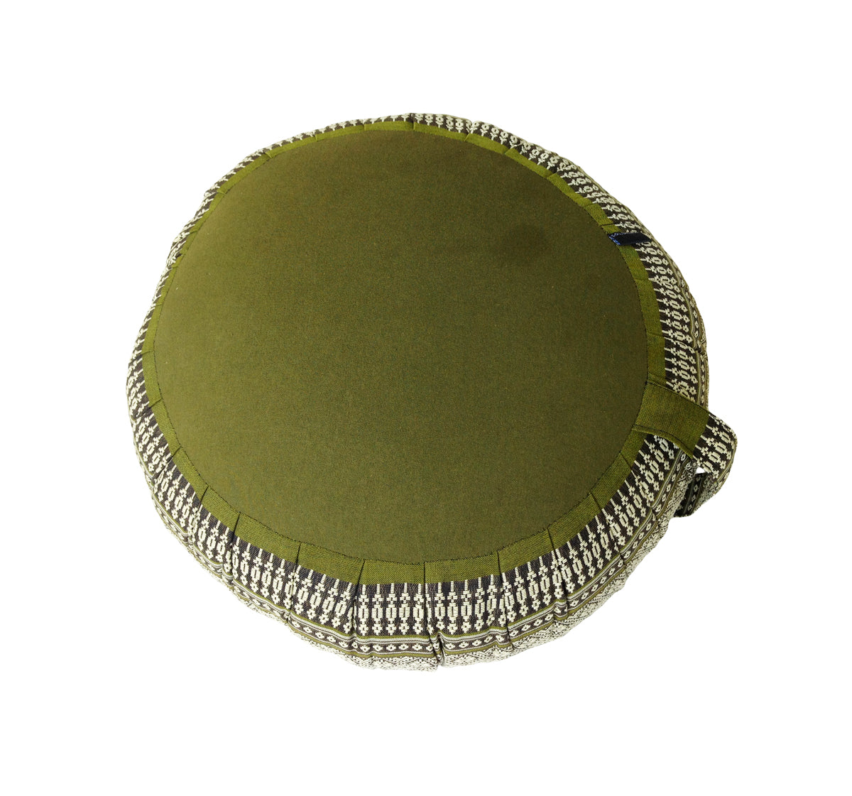 Thai Kapok Zafu and Zambutan Meditation Cushion Set B (Green)